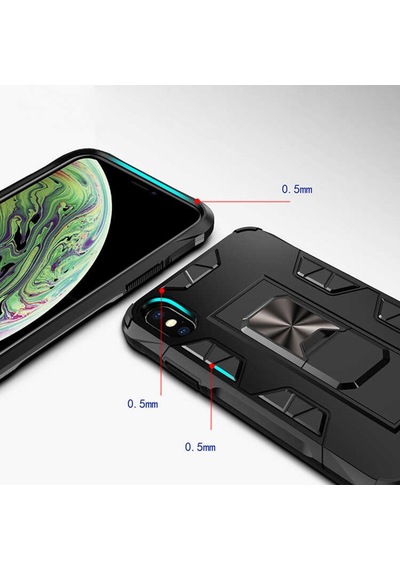 Apple Uyumlu iPhone XS Max 6.5 Kılıf Wolverine Armour Case