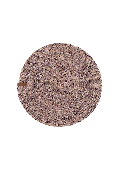 Koza Home Cesta El Yapımı Örgü Mor Supla 37x37 4021 Mor