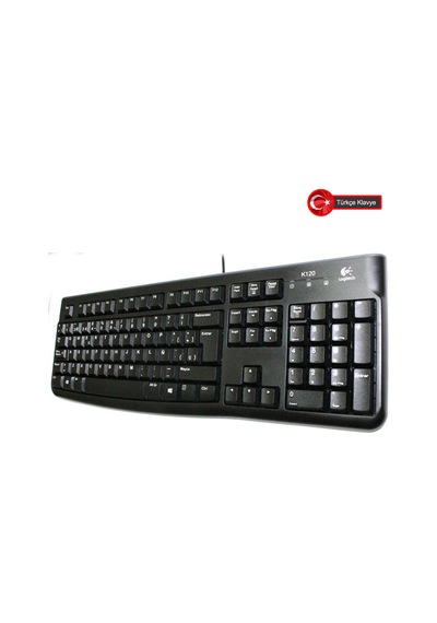 Logıtech K120, 920-002505, Usb Kablolu, Türkçe Q, Standart Klavye 12934554