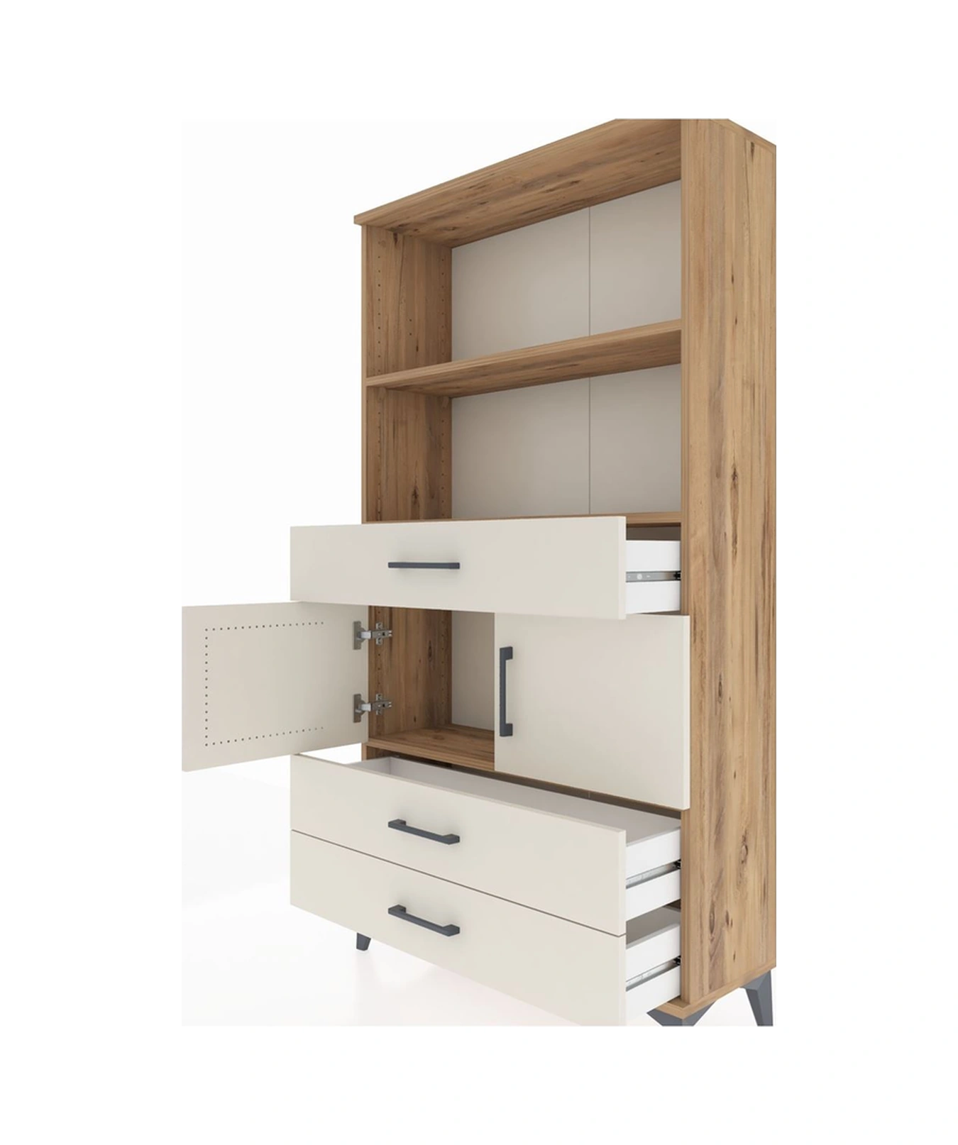 Arges Dolap 3 Raflı 3 Çekmeceli 2 Kapaklı 88x30x163 Çam-aytaşı Çam Arges Dolap 3 Raflı 3 Çekmeceli 2 Kapaklı 88x30x163 Çam-aytaşı Çam