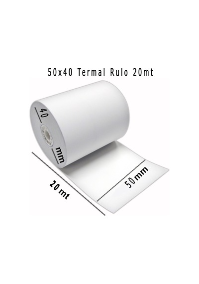 50X20 M Termal Rulo 10'lu Paket