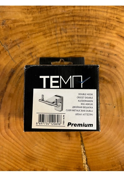 Tema Premium Altın İkili Bornoz Askılık Altın