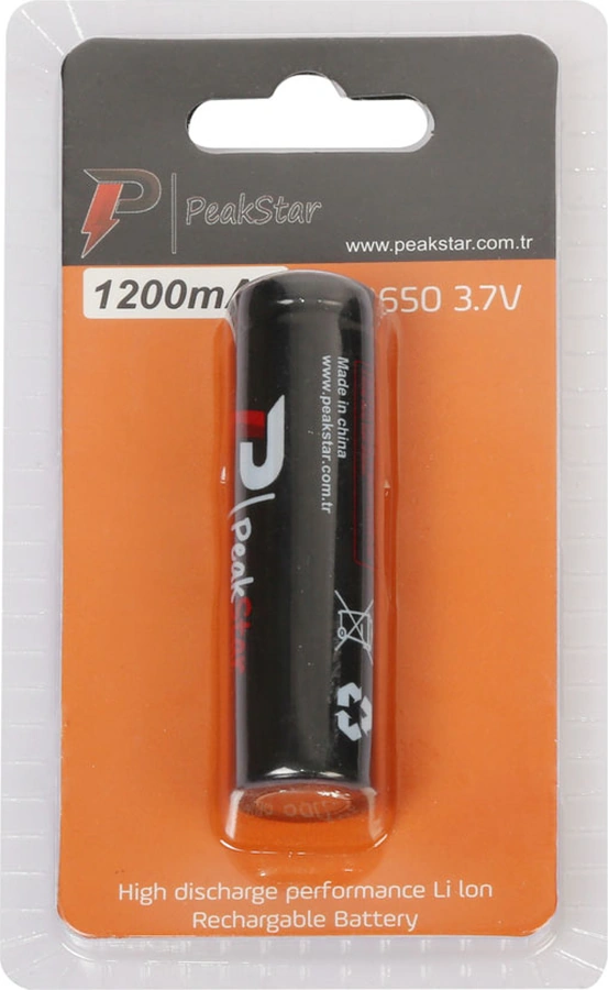 3.7 V 1200 Mah Şarj Edilebilir 18650 Turbo Model Li-ion Şarjlı Pil Tg 5klfk5h