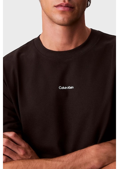 Calvin Klein Erkek T Shirt Lv04lc241g Ub1 Siyah Siyah
