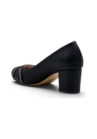 Bilener 0151 Taşlı Kadın Stiletto siyah