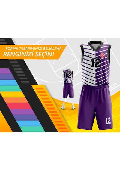 Acr Giyim Kişiye Özel Basketbol Forması - Dizayn : Çam