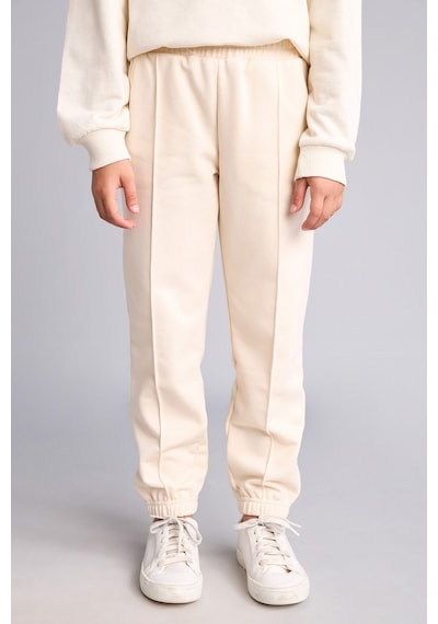 Defacto Pamuklu Esnek Belli Jogger Fıt Eşofman Altı Kız Çocuk X9036a626aubg700 Bej-bg700