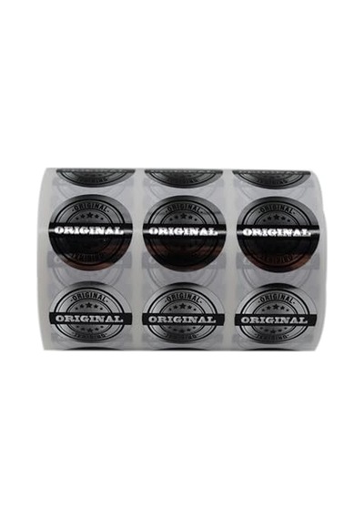 Original Orjinal Etiketi Pp Metalize 25mm Çapında 1000 Adet Ürünlerinizin Kontrol Edildiğini Belirtin 1