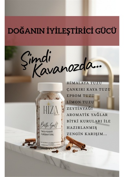 Doğal Yağ İçerikli Tarçın Karanfil Banyo Tuzu 150 Gr 150 Gr Diğer