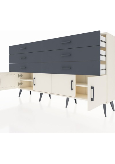 Arges Konsol 2 Raflı 6 Çekmeceli 4 Kapaklı 176x30x99 Aytaşı-aytaş Aytaşı-aytaşı/antrasit Arges Konsol 2 Raflı 6 Çekmeceli 4 Kapaklı 176x30x99 Aytaşı-aytaş Aytaşı-aytaşı/antrasit