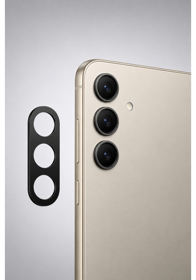 Samsung S24 Plus Uyumlu Arka Kamera Koruyucu+ Full Ekran Koruyucu Si Yah