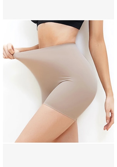 Miresa Basic Lazer Kesim Dikişsiz Kadın Boxer Külot 2'li Paket Siyahten