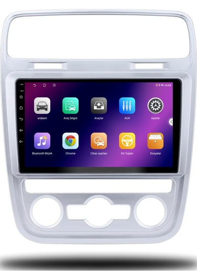 Caros Vw Scirocco 2015-2017 Manuel Klima Uyumlu Android Multimedya 1gb Ram 16gb Hafıza 9"