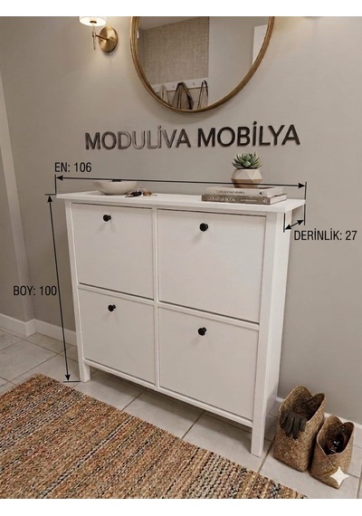 Damla Ayakkabılık Mat Beyaz