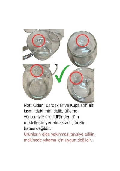 Cam Çift Cidarlı Cam Kupa, Kahve, Latte Ve Çay Kupa Seti, 250 Ml, Şeffaf, Modern, 2 Adet - 12128 Açık Ahşap