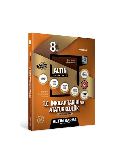 Altın Karma Yayınları 8.sınıf T.c İnkilap Tarihi Ve Atatürkçülük Mentör Etkinlikli Soru Bankası