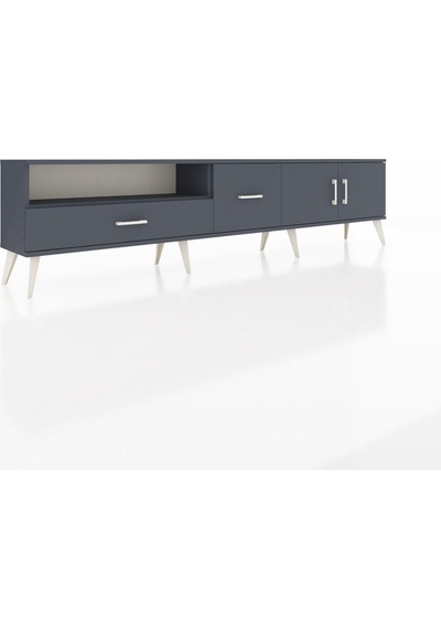 Arges Tv Ünitesi 2 Raflı 2 Çekmeceli 2 Kapaklı 220x30x51 Antrasit-antrasit Antrasıt/antrasıt - Antrasıt Arges Tv Ünitesi 2 Raflı 2 Çekmeceli 2 Kapaklı 220x30x51 Antrasit-antrasit Antrasıt/antrasıt - Antrasıt