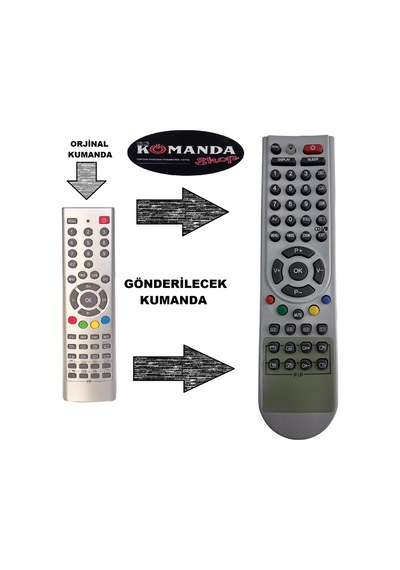 Telefunken - Profilo Uyumlu Tv Kumandası 11842