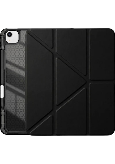 Ps Apple Uyumlu iPad Air 13 İnç M4 / M3 / M2 Tri Folding Standlı Kılıf - Siyah Kapaklı Kılıf Ps Apple Uyumlu iPad Air 13 İnç M4 / M3 / M2 Tri Folding Standlı Kılıf - Siyah Kapaklı Kılıf
