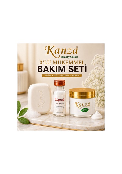 3'lü Bakım Seti Cilt Beyazlatıcı Ve Leke Karşıtı Beauty Cream + Süt Serumu + Sabun - 695206975