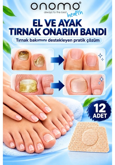 Health El Ve Ayak Tırnak Onarım Ve Yenileme Bandı 12 Adet