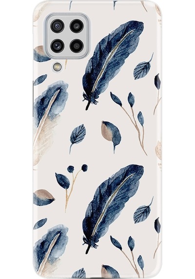 Samsung Uyumlu Galaxy M32 Kilif Silikon Resimli Leaf'S-1031 511724213
