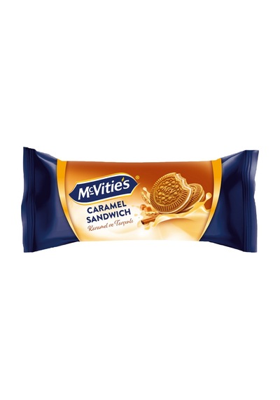 Mcvities Kremalı Bisküvi 90g Karamel&tarçın - Eşsiz Lezzet 3'li Ekonomik Paket - 3 Adet Tarı
