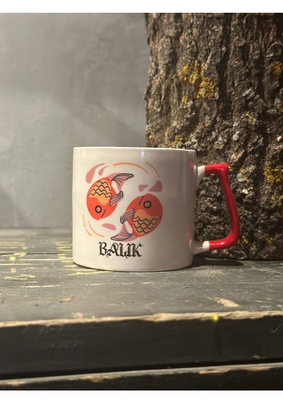 Kadim Balık Burcu Tasarım Kupa