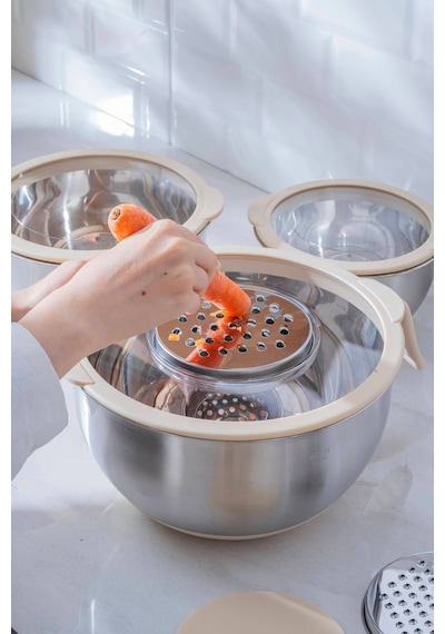Focus Pro Karıştırma Ve Saklama Kabı Seti Inox