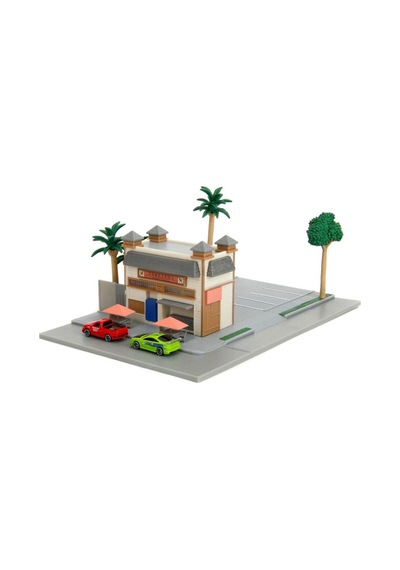 Hızlı Ve Öfkeli Toretto's Cafe Nano Sahne Diaroma Modellemesi 349 1