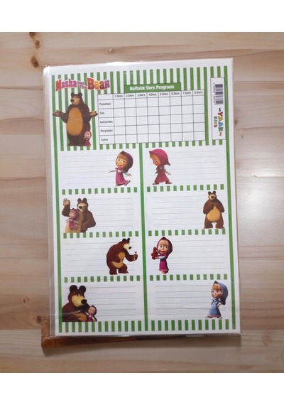 3 Sayfa Toplam 24 Adet Defter Kitap İsim Etiketi İsimlik 9