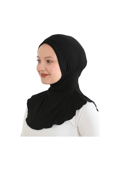Modish Group Kadın Boyunluklu Hijab Tesettür Pratik Spor Bone - Sarı Siyah