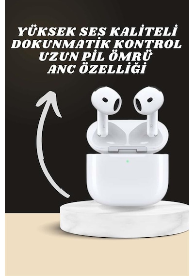 Akıllı Saat Aksesuarları 7 Kordonlu Akıllı Saat Ve 3.nesil Kulaklık Dokunmatik Ekran Sesli Görüşme Yapabilen