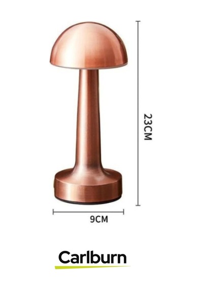 Özel Tasarım 3 Modlu 23 Cm X 9 Cm Modern Aç/kapa Butonlu Mantar Dokunmatik Led Masa Lambası Çok Renkli