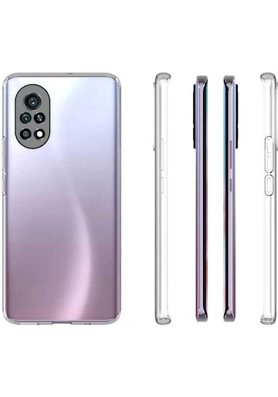 Huawei Nova 9 Kılıf Tchs Süper Silikon Kapak - Renksiz Renksiz