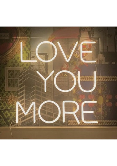 Love Your More Neon Led Yazı Renkli