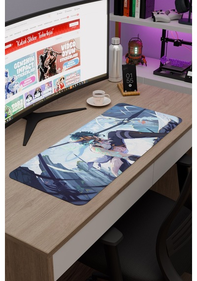 Xiao Genshin Impact Anime Gacha V4 - 70x30 Xl Gaming Mouse Pad Fare Altlığı