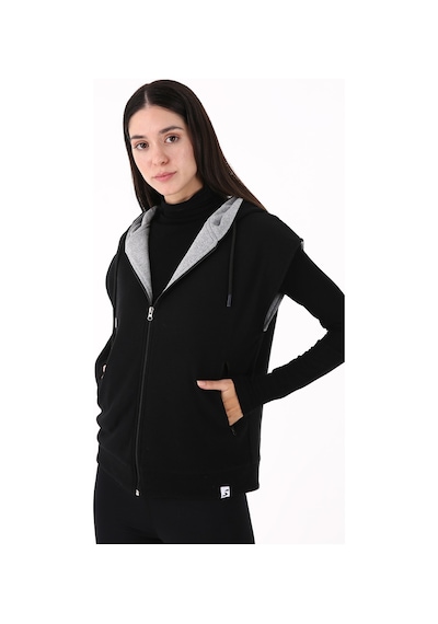 Scorp Impact Reversible Kadın Çift Taraflı Yelek Siyah Standart Çok Renkli