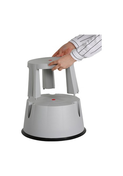 Tekerlekli Tabure Çok Renkli
