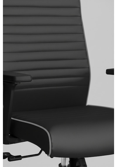 Upstyle Zirve Deri Ergonomik Çalışma Ve Yönetici Koltuğu Siyah/gri