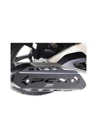 GP Kompozit Honda PCX 125 / 150 2018-2025 Uyumlu Egzoz Koruma Kapağı Siyah