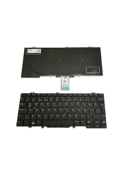 Dell Latitude 5280, 5290 0rn7gy Klavye Siyah Tr Pk131s53a16