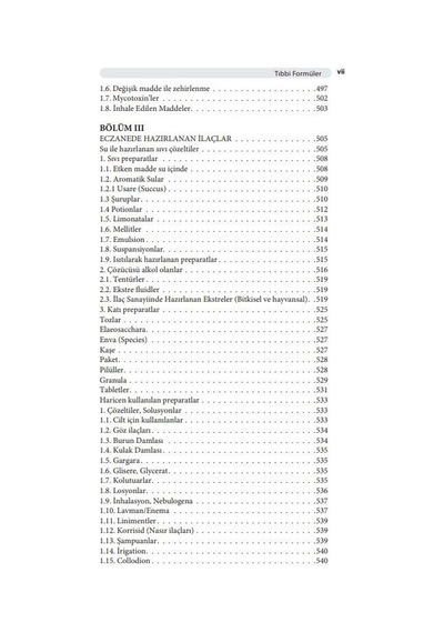 Tıbbi Formüler - İlaç Ansiklopedisi
