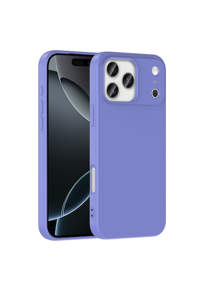 Techaks Apple Uyumlu iPhone 17 Pro Max Kılıf Zore Mara Lansman Kapak - Lila Şeffaf
