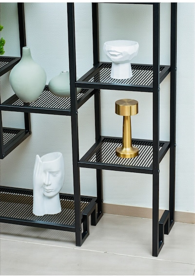 Dekoratif Siyah Metal Kitaplık 12 Raflı Ünite Çok Amaçlı Stand Salon Ve Çalışma Odası Düzenleyici Siyah Dekoratif Siyah Metal Kitaplık 12 Raflı Ünite Çok Amaçlı Stand Salon Ve Çalışma Odası Düzenleyici Siyah