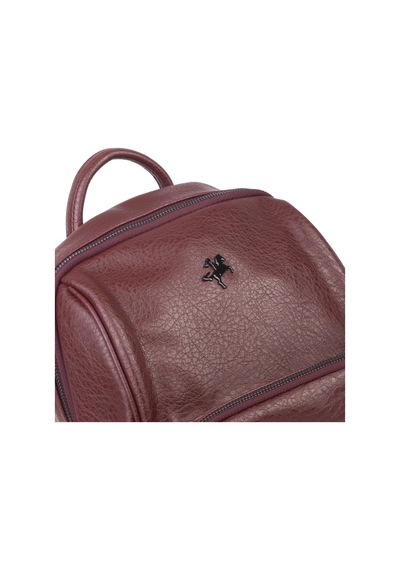 Nas Bag Kadın Çok Cepli Sırt Çantası En :30cm X Boy:34 Bordo Victoria