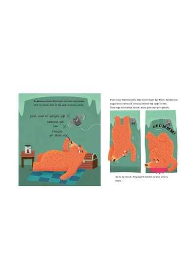 Sticker Hediyeli 3 Kitap Set- İş Kültür Utangaç Ayı Monti, Uykusuz Ayı Monti , Başım Dertte Monti