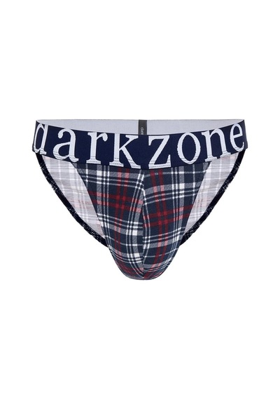 Darkzone Erkek Ekose Desenli Yanları Açık Geniş Lastikli Slip Külot Çok Renkli