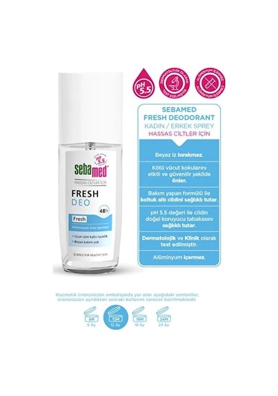 Sebamed Deodorant Sprey 75 Ml Fresh 31409605