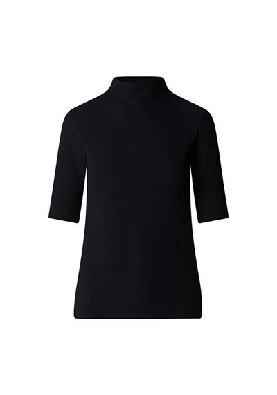 The North Face W S/s Mock Neck Slim Tee Kadın Outdoor Tişörtü Nf0a89c3jk31 Siyah SIYAH Siyah